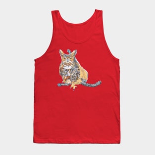 Owl Cat Tank Top